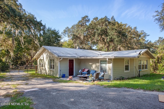 view of ranch-style home