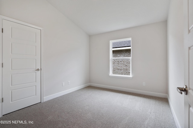 3145 Forest View Ln, Green Cove Springs, FL 32043 - carpeted spare room with baseboards and vaulted ceiling