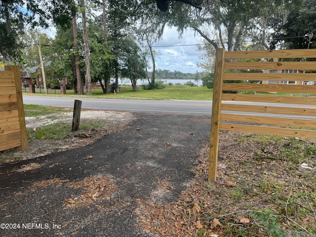 view of road