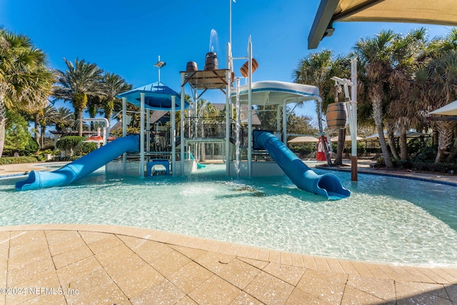 view of jungle gym