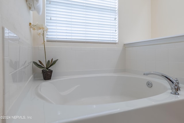 bathroom with a bathing tub