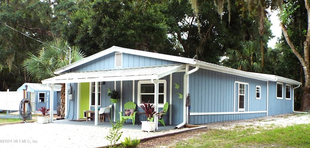 view of front of home