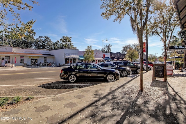 view of vehicle parking