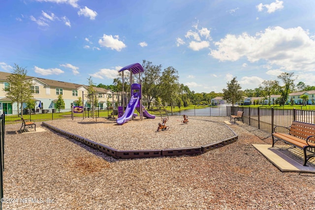 view of jungle gym