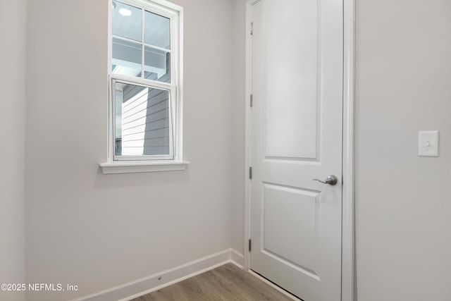 interior space featuring light hardwood / wood-style floors