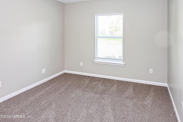 carpeted empty room with plenty of natural light