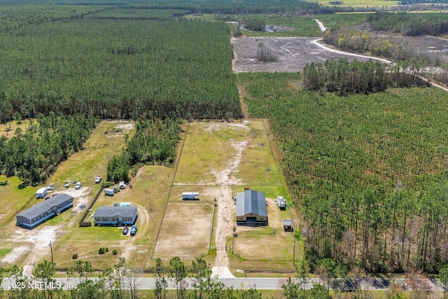17667 Andrews Rd, Hilliard, FL 32046 - birds eye view of property with a rural view