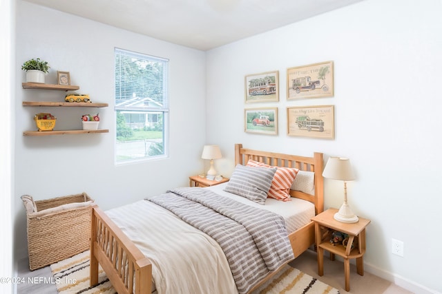 bedroom featuring carpet floors