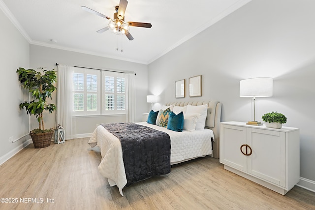 79 Shadow Ridge Trl, Ponte Vedra, FL 32081 - bedroom featuring light wood finished floors, baseboards, and ornamental molding