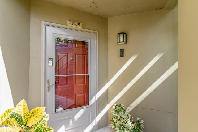 view of property entrance