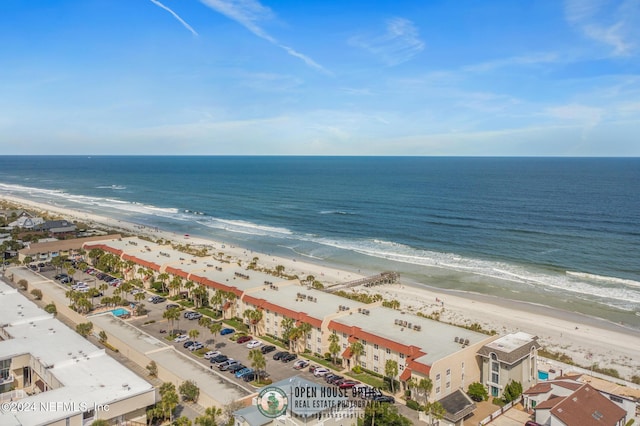 10 10th St Unit 37, Atlantic Beach, FL 32233 - birds eye view of property featuring a view of the beach and a water view