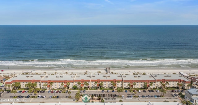 10 10th St Unit 37, Atlantic Beach, FL 32233 - birds eye view of property with a beach view and a water view
