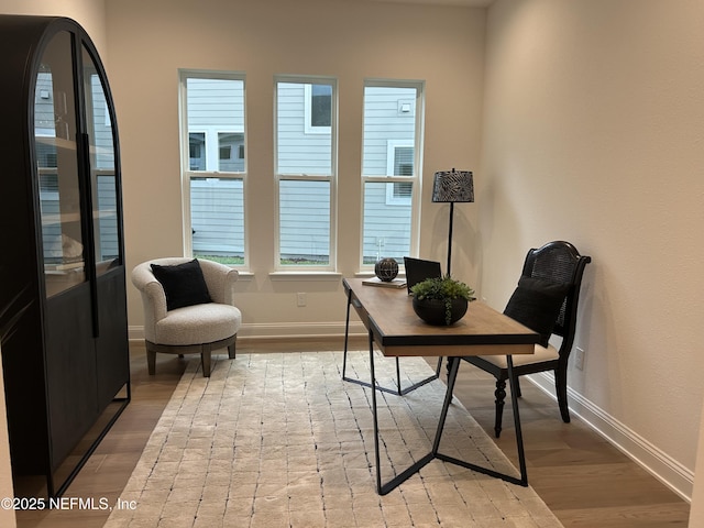 49 Pathway Ct, Saint Johns, FL 32259 - office featuring light wood-style flooring and baseboards
