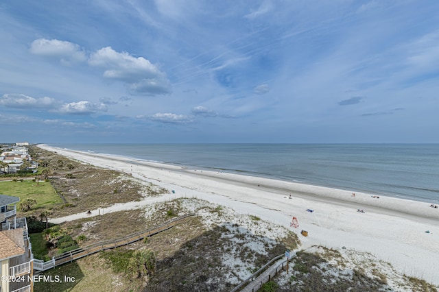 water view featuring a view of the beach