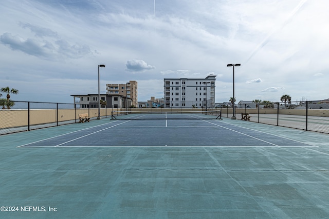 view of sport court