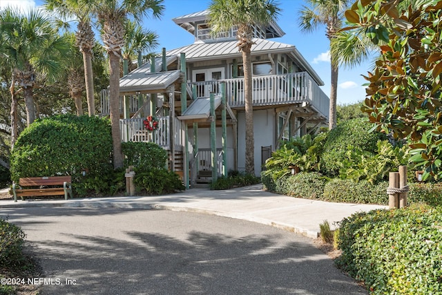 view of beach home