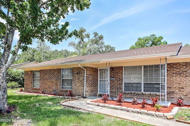 584 Bowie Blvd, Orange Park, FL 32073 - single story home with a front lawn