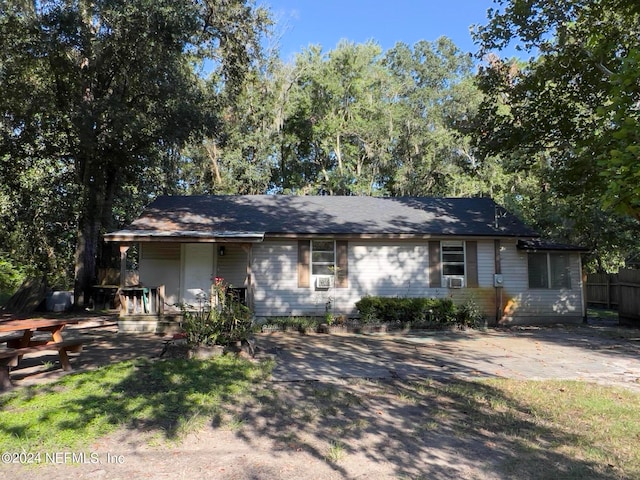 view of ranch-style house