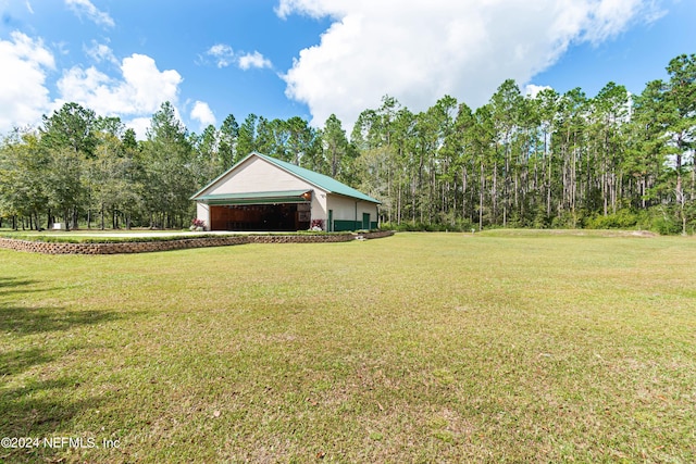 11111 Apache Ln, Glen St Mary, FL 32040 - view of grassy yard featuring an outbuilding
