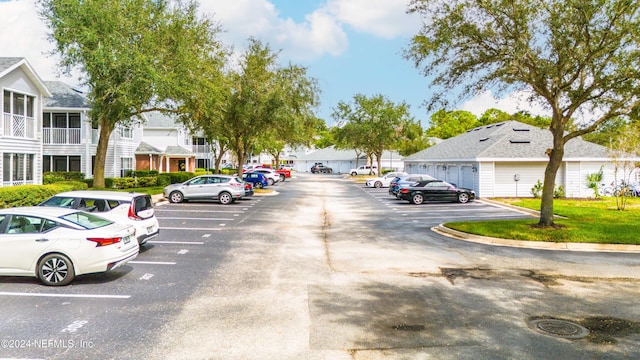 view of parking