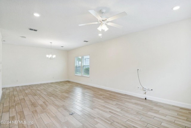 270 Clifton Bay Lp, Saint Johns, FL 32259 - empty room with light wood-type flooring, visible vents, and baseboards