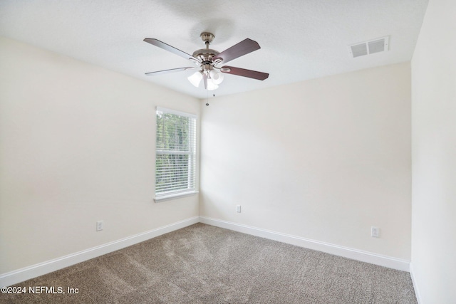 270 Clifton Bay Lp, Saint Johns, FL 32259 - empty room with baseboards, ceiling fan, carpet flooring, and visible vents