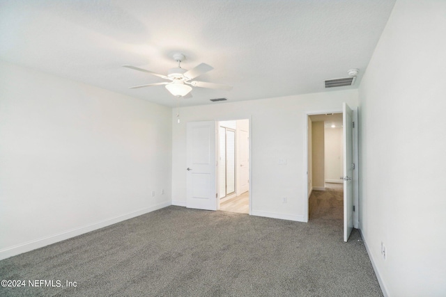 270 Clifton Bay Lp, Saint Johns, FL 32259 - unfurnished bedroom with ceiling fan, carpet flooring, baseboards, and visible vents