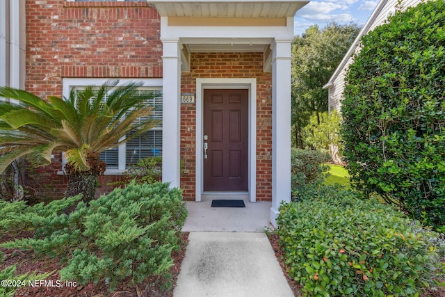 view of entrance to property