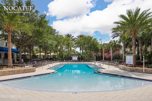 view of pool