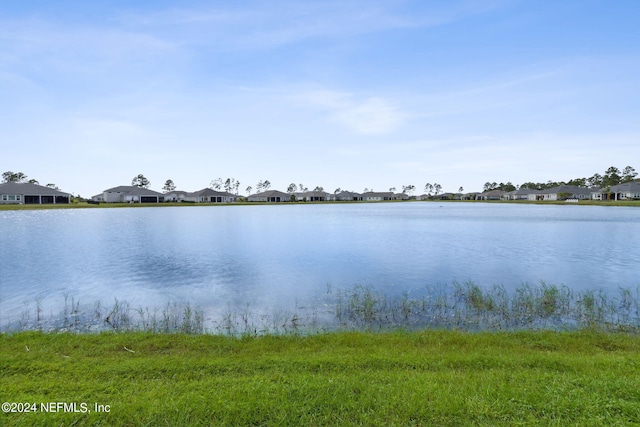 property view of water featuring a residential view