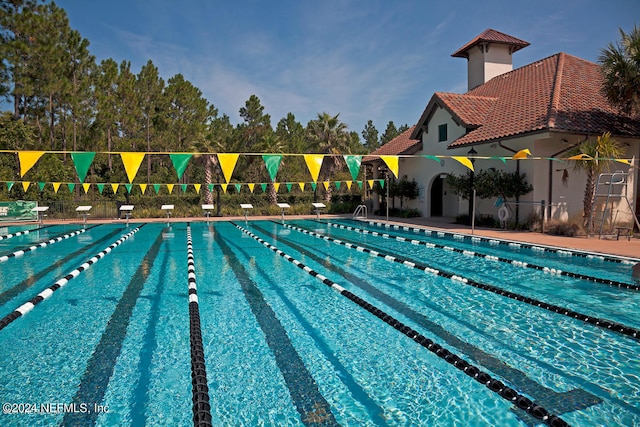 view of pool