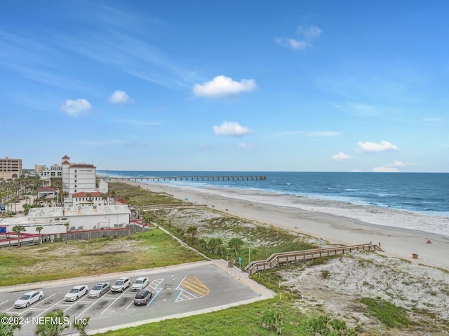 water view with a beach view