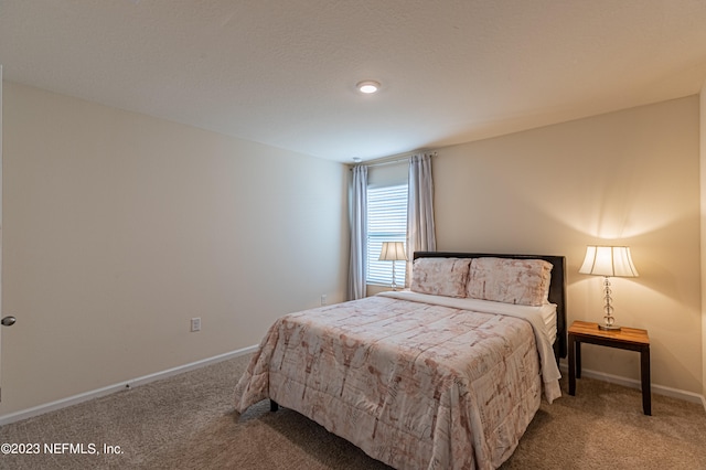 bedroom featuring carpet floors