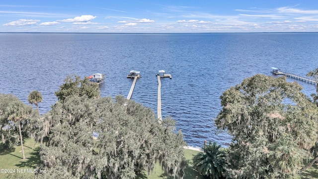 view of water feature