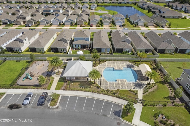 7716 Merchants Way, Jacksonville, FL 32222 - drone / aerial view with a residential view and a water view