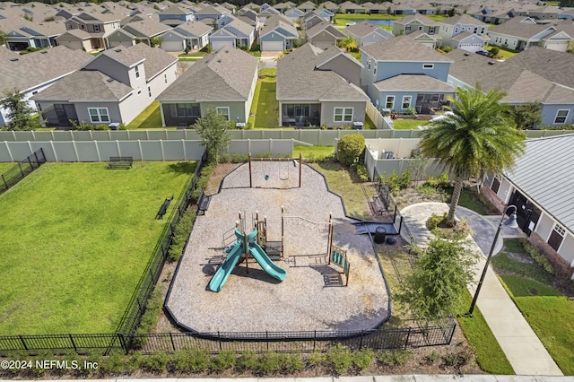 7716 Merchants Way, Jacksonville, FL 32222 - birds eye view of property featuring a residential view