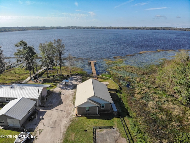 6664 SW 160th St, Starke, FL 32091 - view from above of property featuring a large body of water