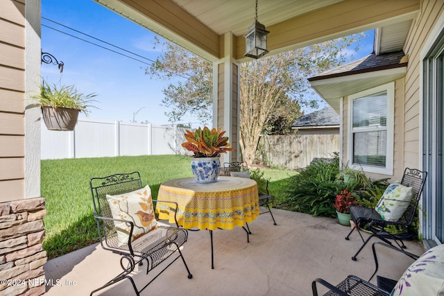 view of patio