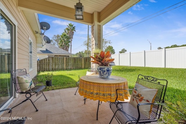 view of patio