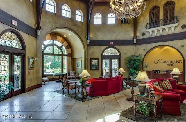 view of community lobby
