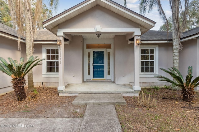 view of entrance to property