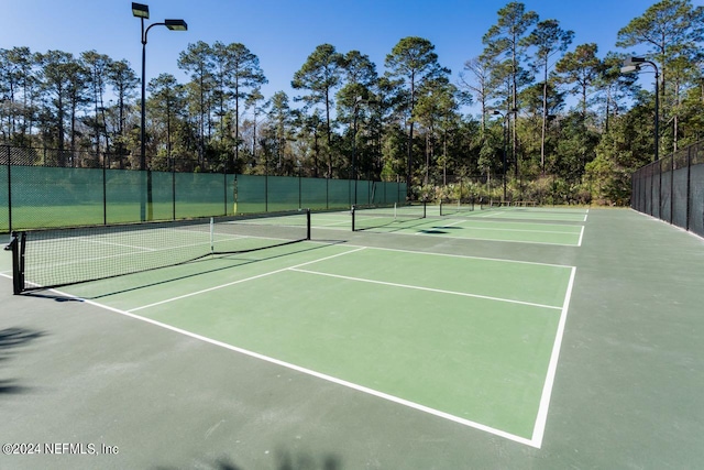 view of sport court