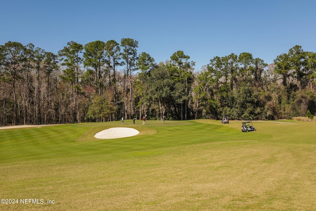 surrounding community with a lawn