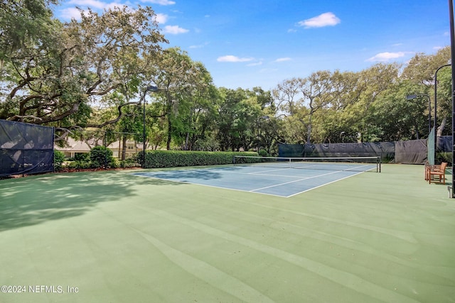 view of sport court