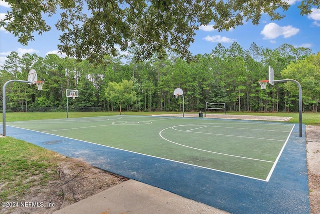 view of sport court