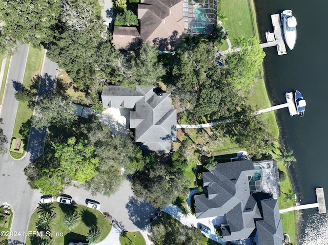 13601 Emerald Cove Ct, Jacksonville, FL 32225 - birds eye view of property featuring a water view