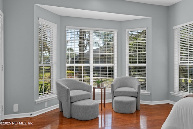13601 Emerald Cove Ct, Jacksonville, FL 32225 - living area featuring wood finished floors and baseboards