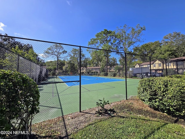 view of sport court