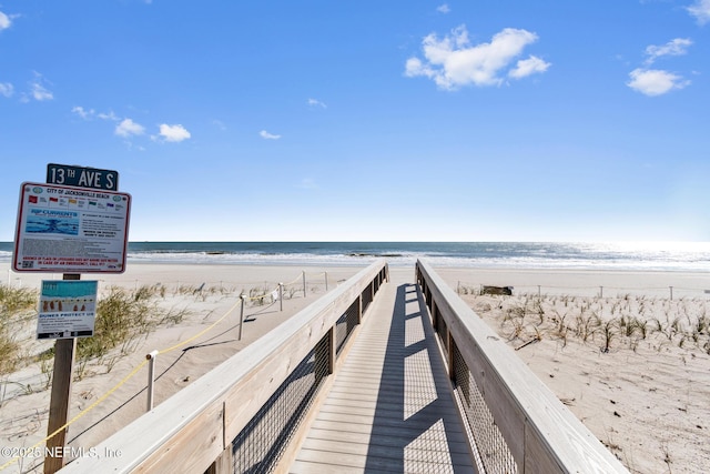 1301 1st St S Unit 1202, Jacksonville Beach, FL 32250 - view of home's community with view of water and beach