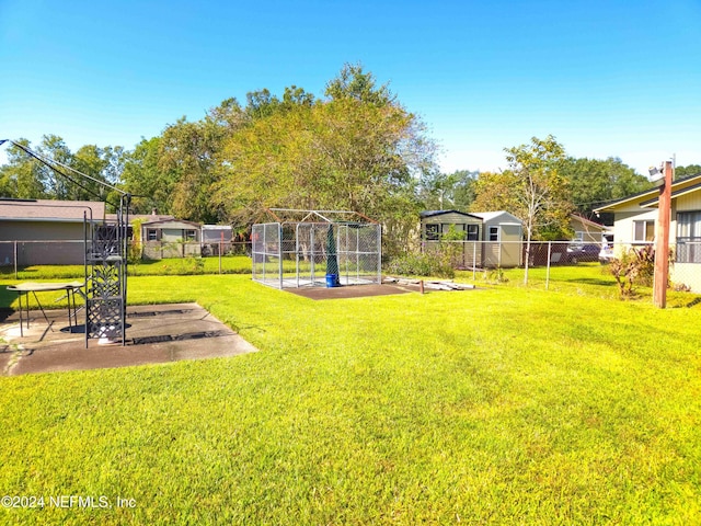 view of yard with a patio